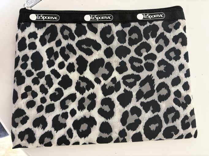 レスポのポーチ（レオパード柄） - ミニチュアブックス🐾