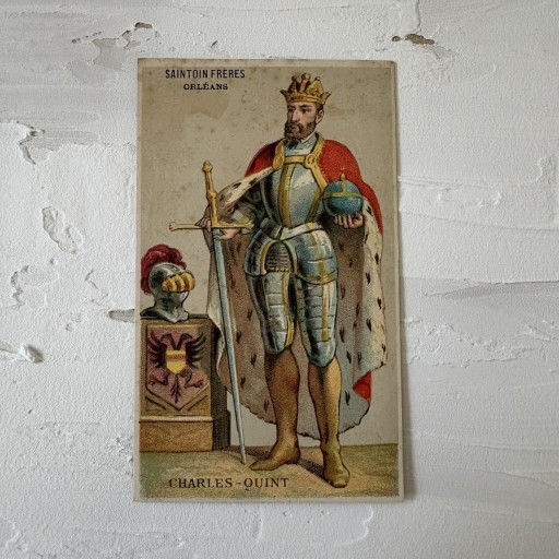 フランス｜クロモスカード Charles Quint 王の肖像 - filcôté｜小さな断片の本棚