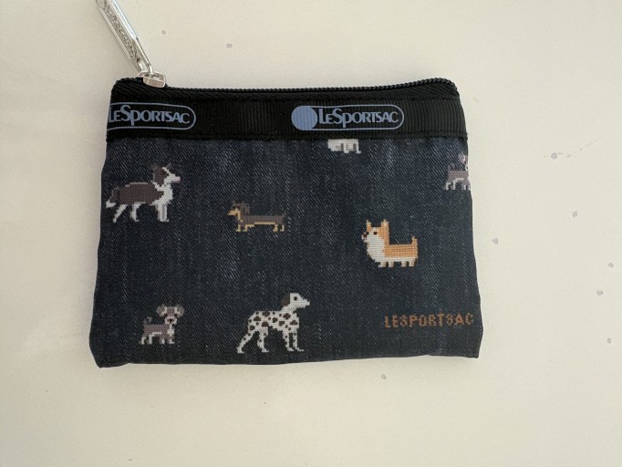 レスポの小物入れ（ワンコ柄） - ミニチュアブックス🐾