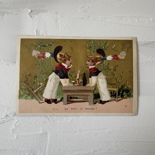 フランス｜クロモスカード 五感シリーズ 嗅覚 Les cinq sens - filcôté｜小さな断片の本棚