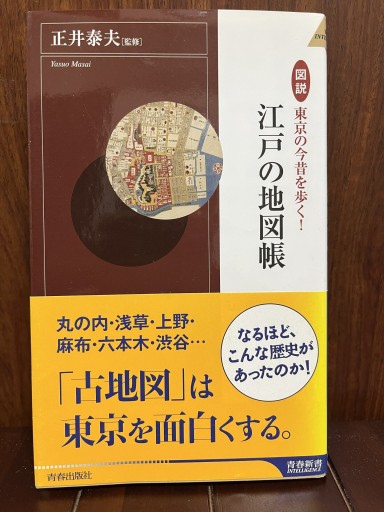 図説 東京の今昔を歩く!江戸の地図帳（青春新書INTELLIGENCE） - 日照草の棚