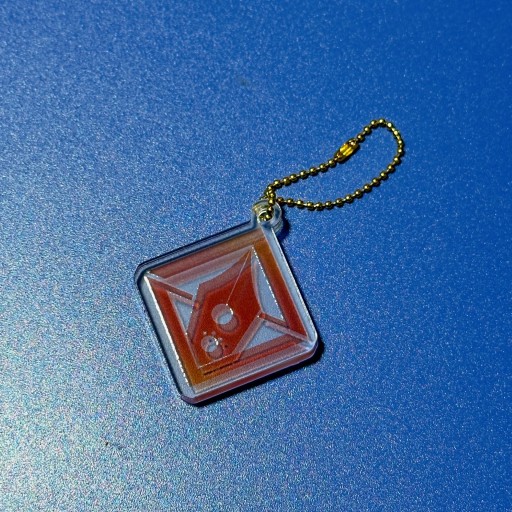 雅王とらい 家紋アクリルキーホルダー - 書架雅王とらい