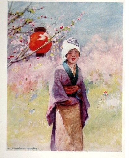 Menpes, Mortimer. Japan. A Reord in Color. イギリス人水彩画家メンピス「色彩画で描いた日本」 - 露蘭堂