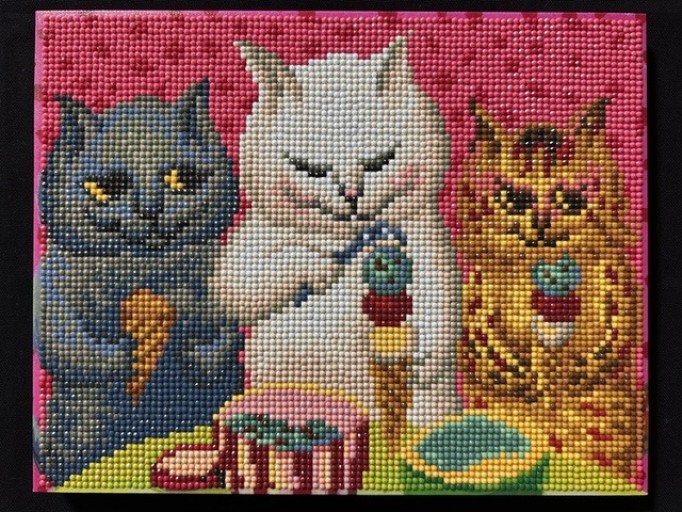 ビーズアート「アイスクリーム」 - NAOCO