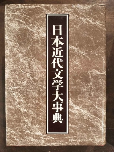 日本近代文学大事典 机上版 - 朝吹真理子の本棚