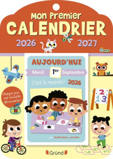 MON PREMIER CALENDRIER 2026-2027 - レ・シャ・ピートル