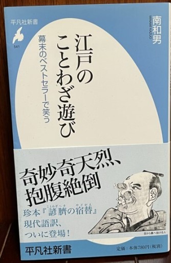 江戸のことわざ遊び 幕末のベストセラーで笑う（平凡社新書） - 日照草の棚