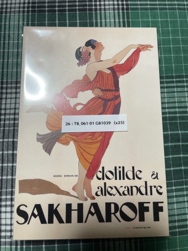 26:TB_061-01 GB1039 バルビエ サカロフ夫妻 - 岸リューリSOLIDA書店