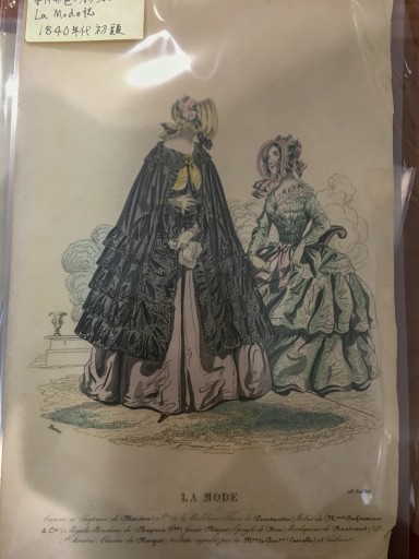ファッションプレート:La mode（1840年代）