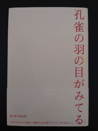 孔雀の羽の目がみてる
