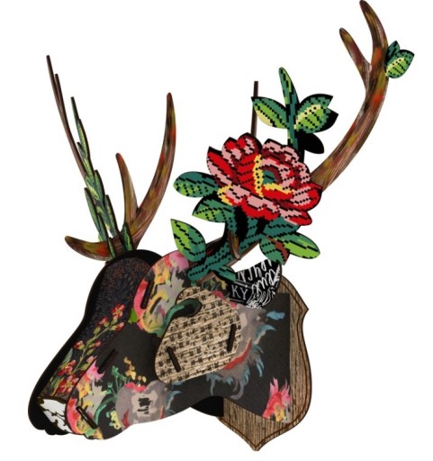 01RED FLOWER/Stag437La