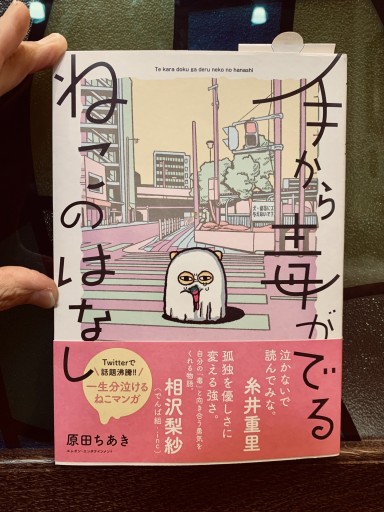 肉筆サイン入り！手から毒がでるねこのはなし 原田ちあき