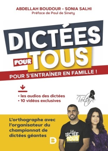 Dictées pour tous Pour s'entraîner en famille!