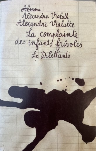 La complainte des enfants frivoles