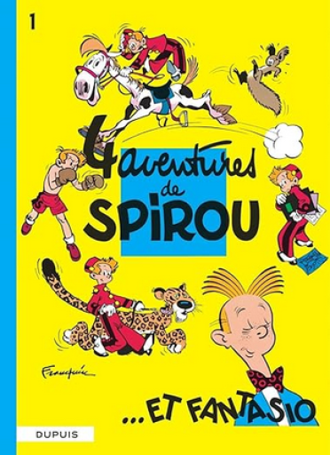 バンドデシネ「Spirou et Fantasio Tome 1 : 4 aventures de Spirou」