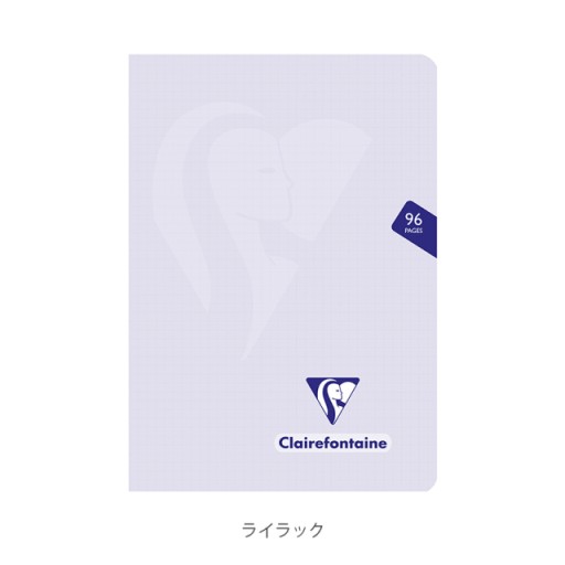 CF ミメジス パステル ライラック ホチキス留めノート フランス罫 17x22cm