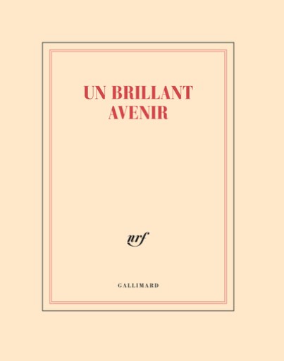 CAHIER "UN BRILLANT AVENIR" (PAPETERIE) 18.5 x 23.5 cm