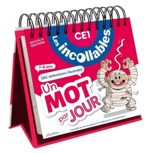 Les incollables - Un mot par jour - CE1 7/8 ans