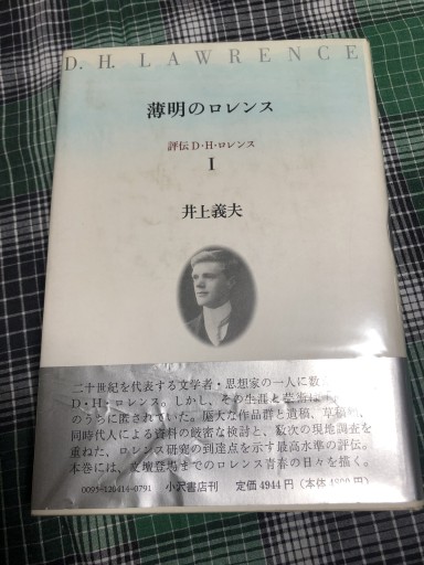 薄明のロレンス 評伝 D・H・ロレンス ①