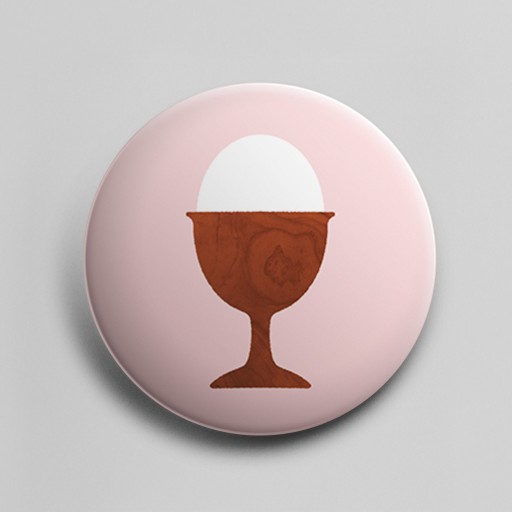 CAN BADGE : eggstand