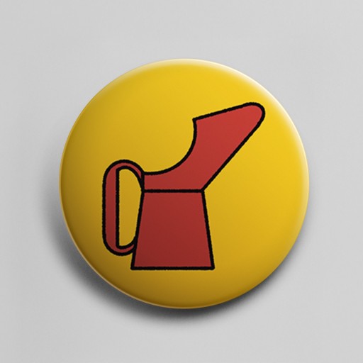 CAN BADGE : oilmug