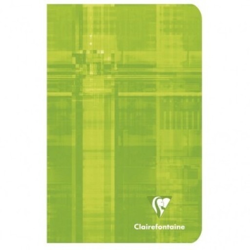 CLAIREFONTAINE CAHIER PIQUE A4 VERT 80 PAGES / SEYES 3121C