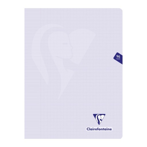 CLAIREFONTAINE CAHIER A4 ミメジス パステル ホチキス留めノート フランス罫 / ライラック
