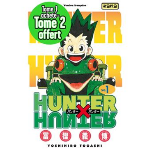 仏訳漫画「Hunter X Hunter - Pack (T1+T2) 」3701580713713
