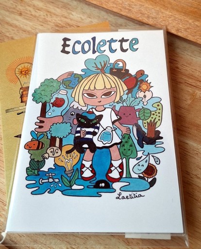 ブックカバー ecolette ビニール