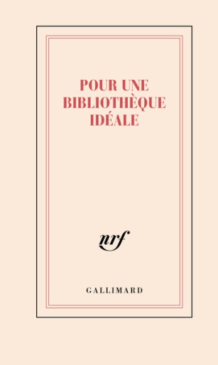 Carnet "Pour une bibliothèque idéale" (papeterie)