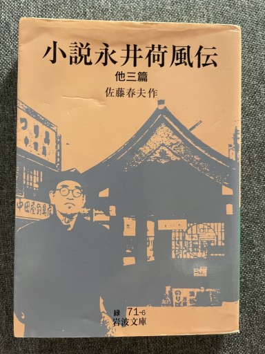 佐藤春夫『小説 永井荷風伝』（岩波文庫）