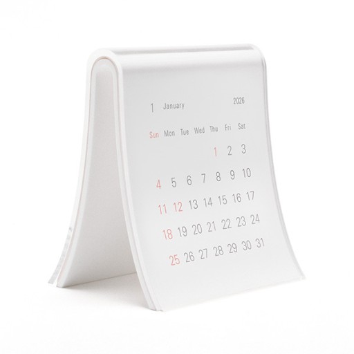 Desktop calendar 2026 “wave motion”