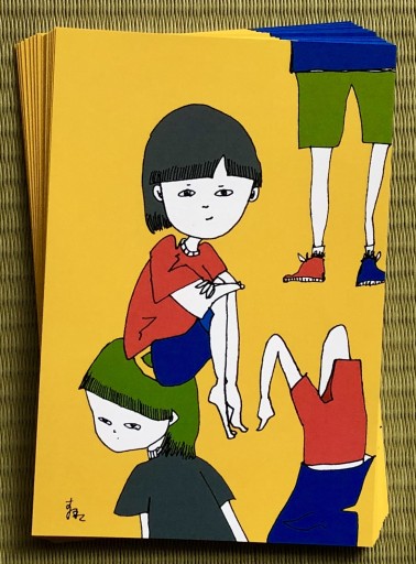 【ポストカード】体育座り
