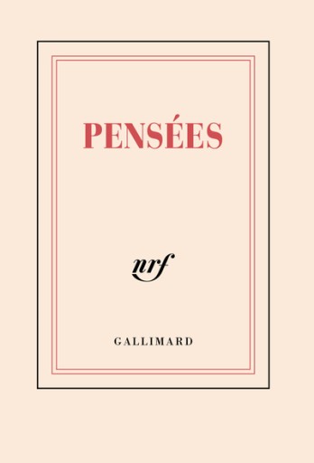 Carnet poche "Pensées" (papeterie) 12.6 x 8.5 cm