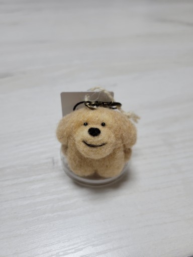 羊毛フェルト 茶まめちび