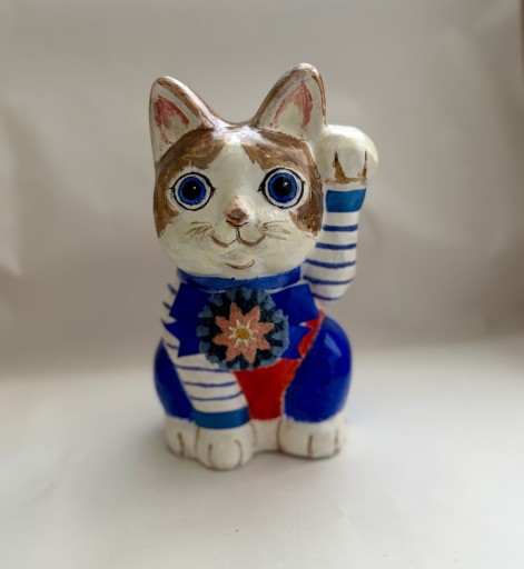 Chat porte-bonheur (招き猫) - やましたなおこ