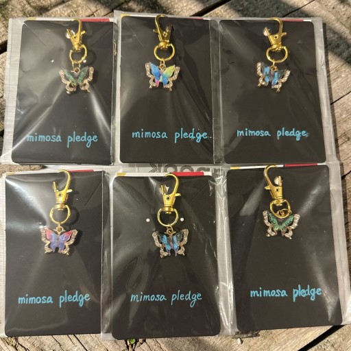 幻想蝶バッグチャーム