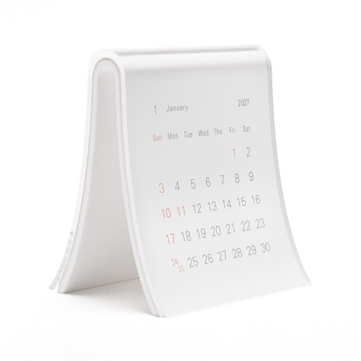 Desktop calendar 2027 “wave motion”